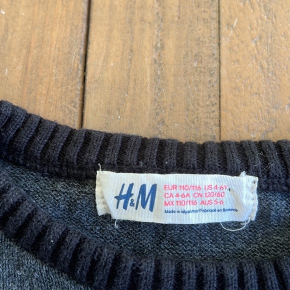 H&M gray eat sleep play repeat sweater - Picture 3 of 5